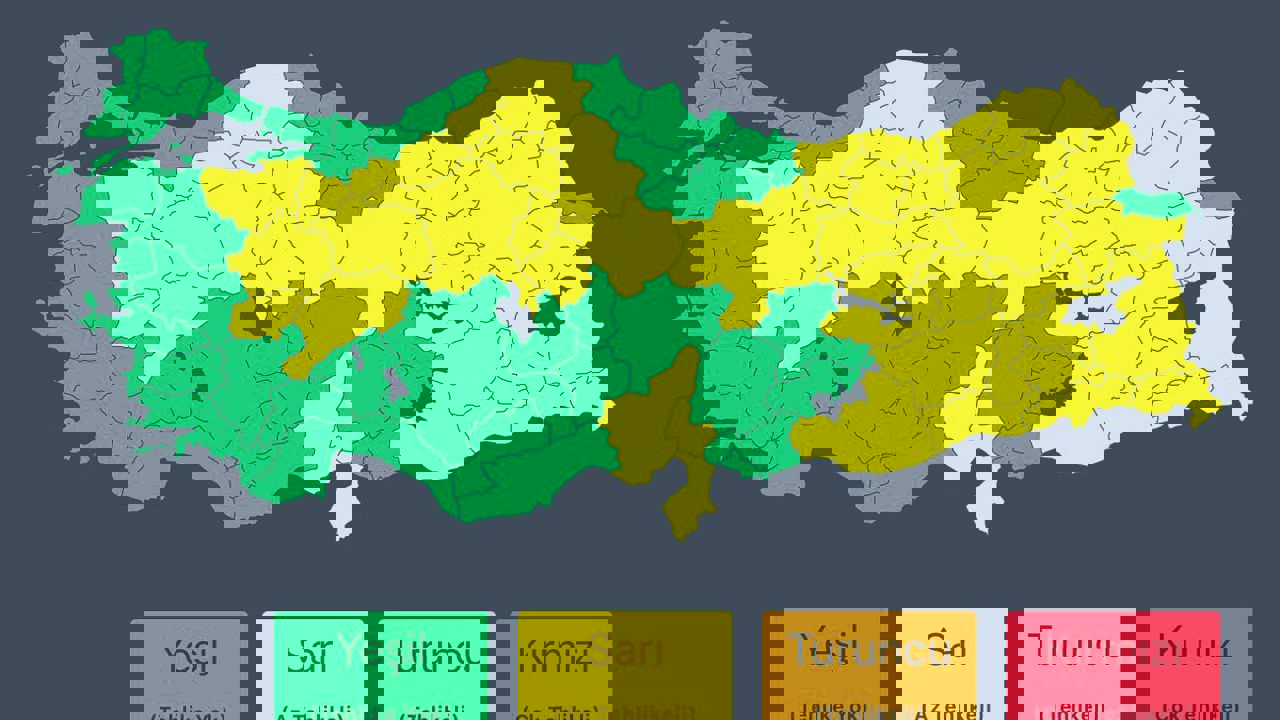 Doğu Ve Güneydoğu İçin Kuvvetli Yağış Ve Kar Uyarısı