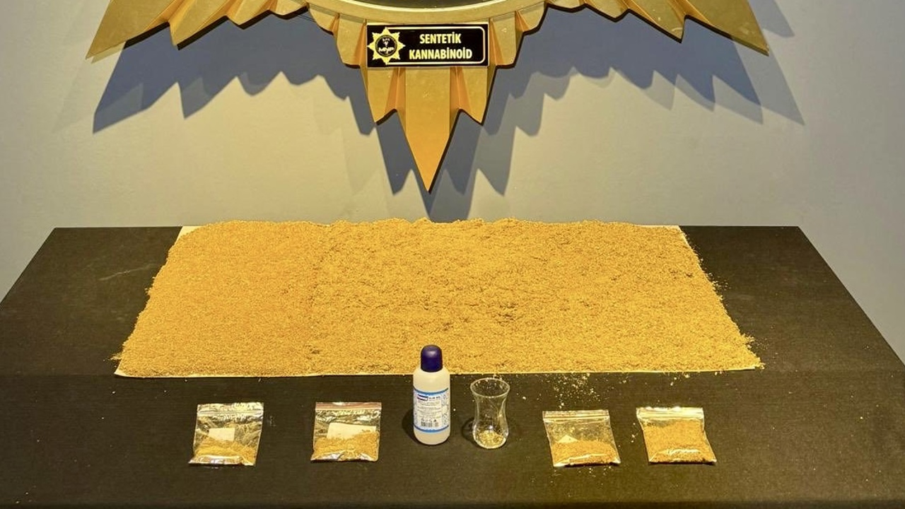 Malatya’da İl Emniyet Müdürlüğü ekiplerince yürütülen çalışmalarda 1 kilo 499 gr