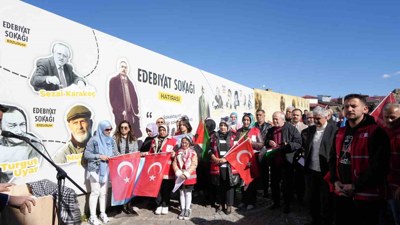 Edebiyat Sokağı’ndan Gazze şiirleriyle selam gönderildi

