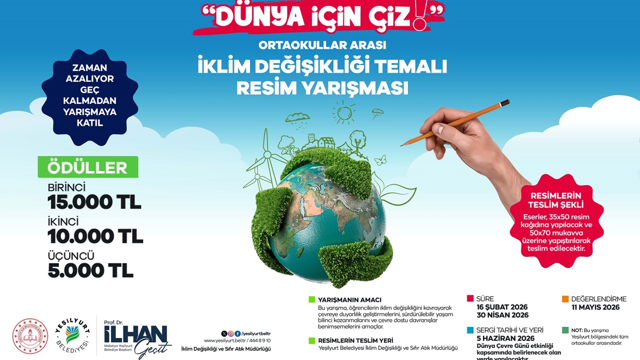 Yeşilyurt Belediyesi İklim Değişikliği ve Sıfır Atık Müdürlüğü, çevre bilincini 