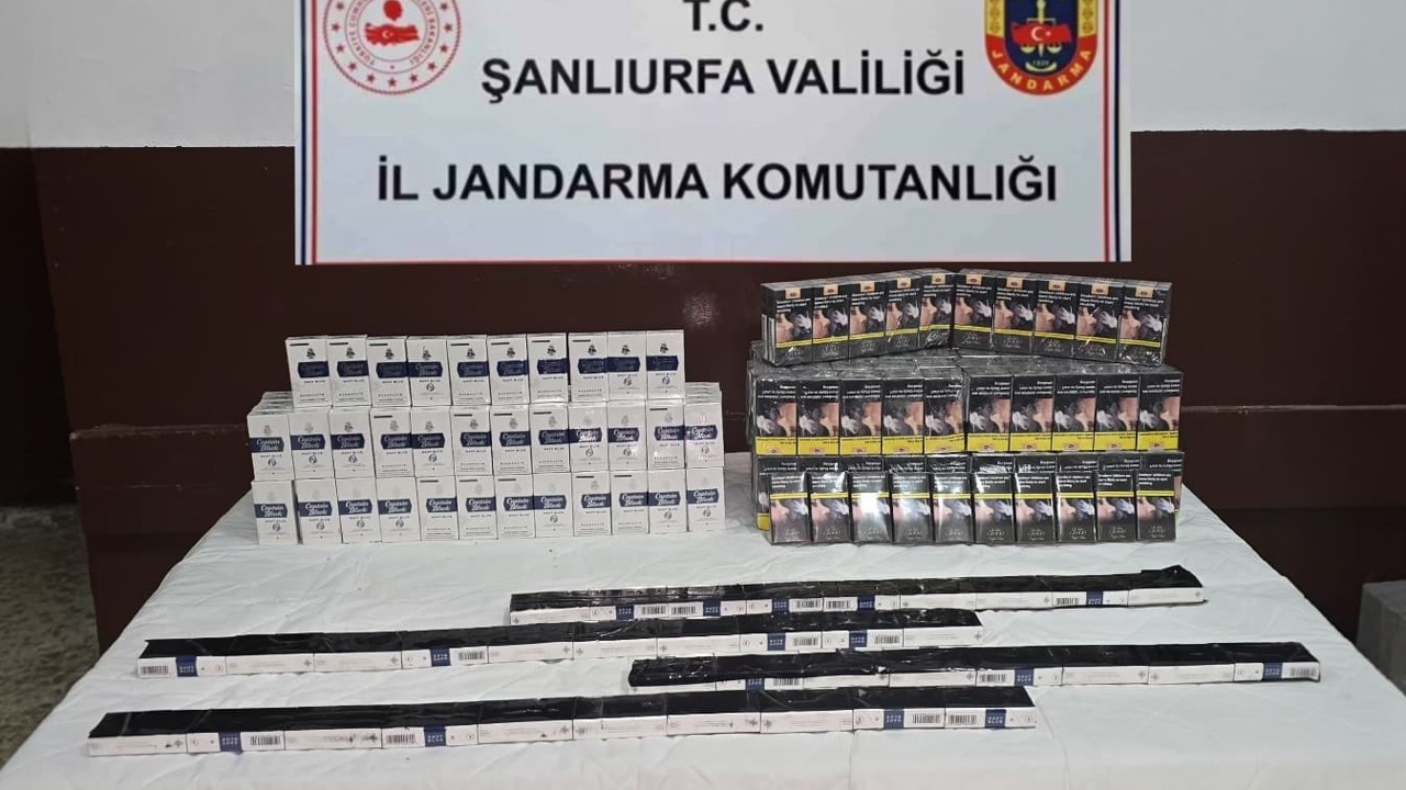 Şanlıurfa’da 460 paket kaçak sigara ele geçirildi
