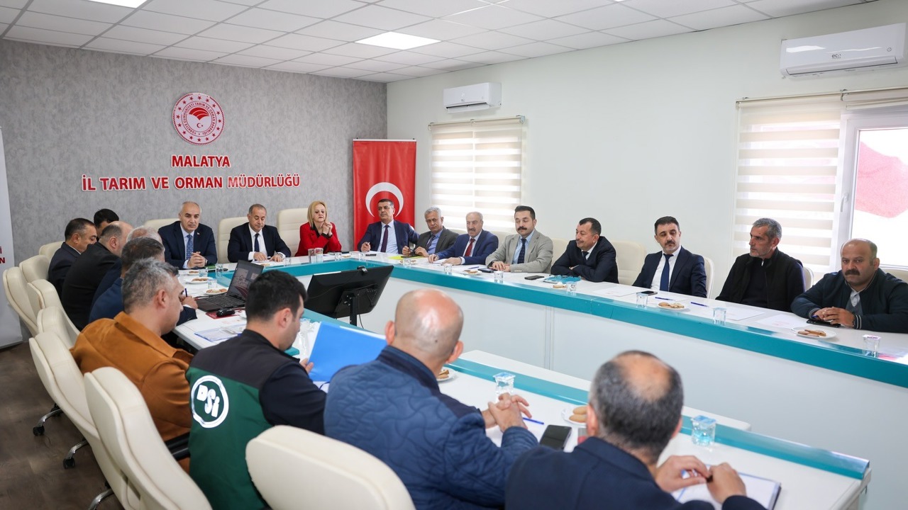 Malatya’da 2026 yılı tarımsal sulama planı masaya yatırıldı. Kuraklıkla mücadele
