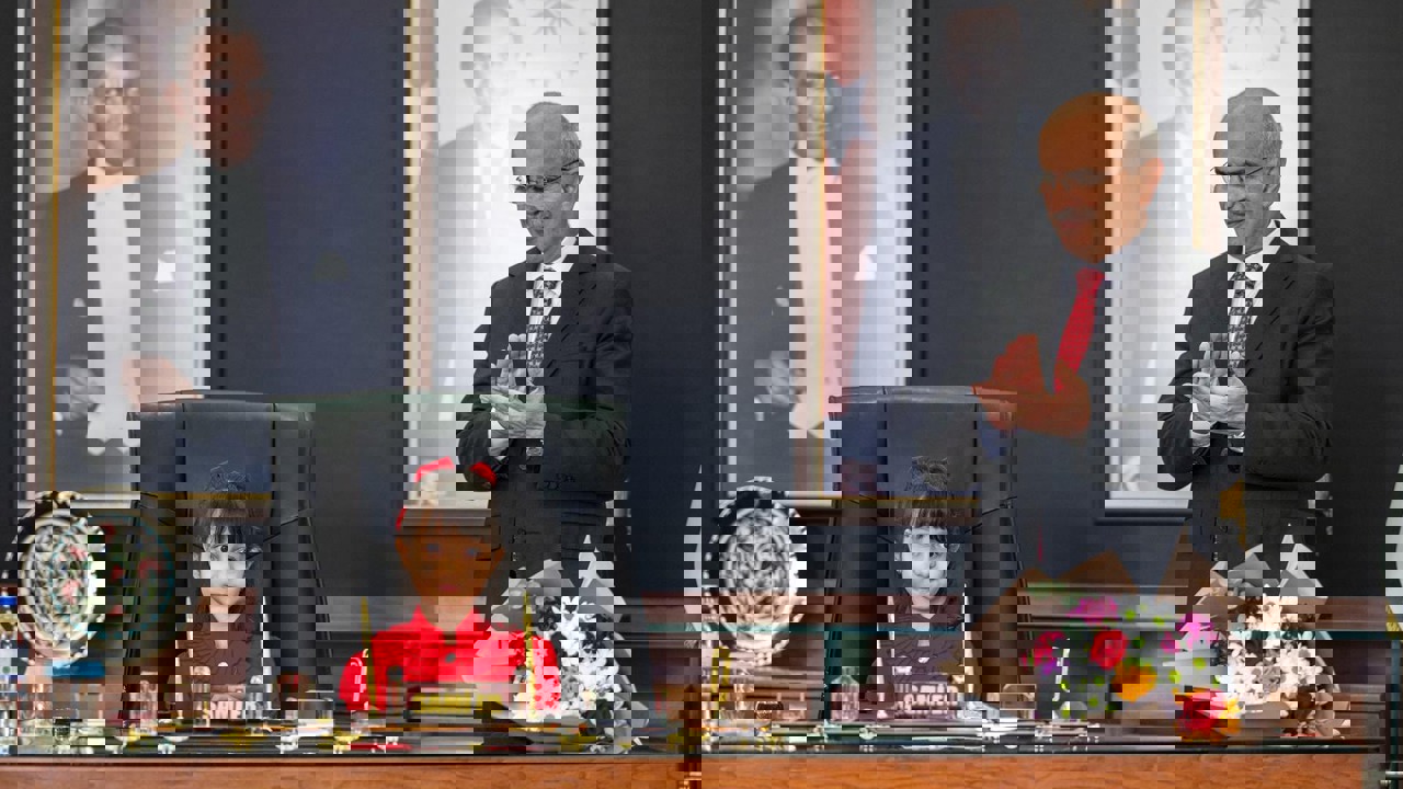 23 Nisan kapsamında Malatya Büyükşehir Belediye Başkanı Sami Er, makamını ilkoku