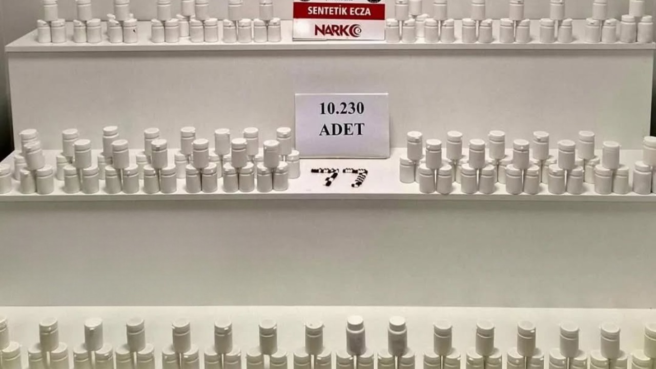 Yalova’da Uyuşturucu Operasyonu: 10 Bin 230 Hap Ele Geçirildi