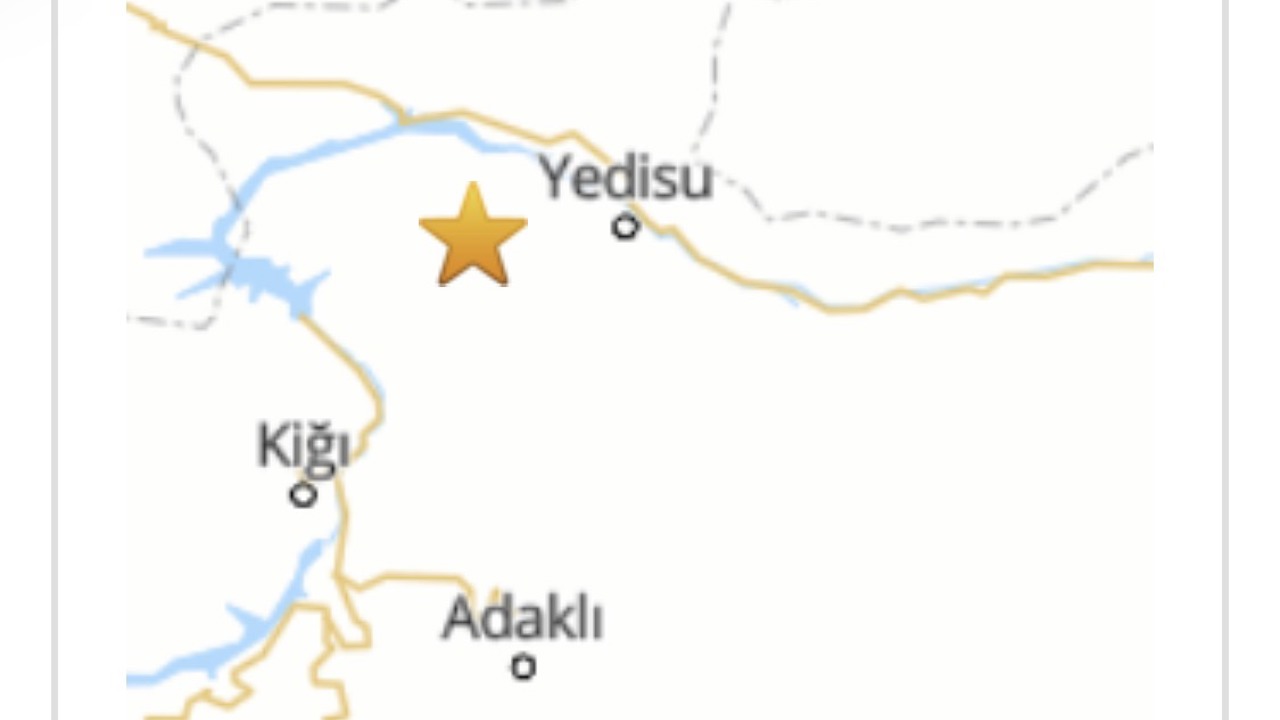 Bingöl’de 4.4 büyüklüğünde deprem