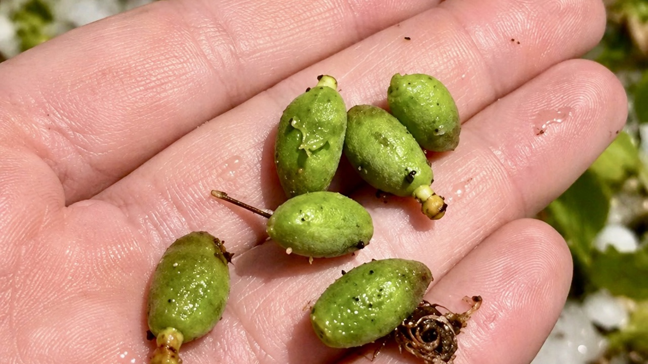 Darende’de Dolu Kayısı Çağlalarını Döküp Geçti