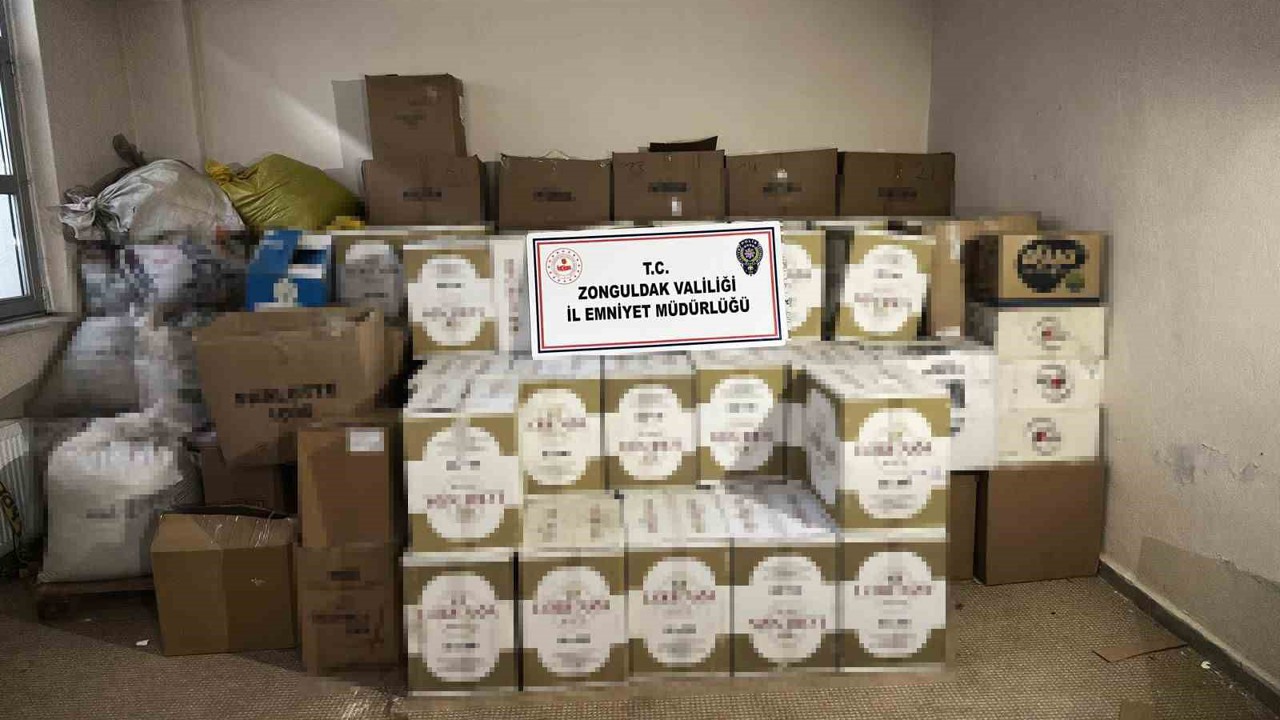 Zonguldak’ta kaçak tütün ve çay operasyonu: 3 gözaltı

