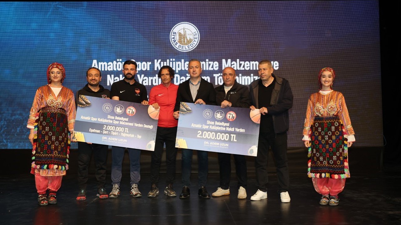 Sivas Belediyesi’den amatör spora 4 milyon TL’lik destek
