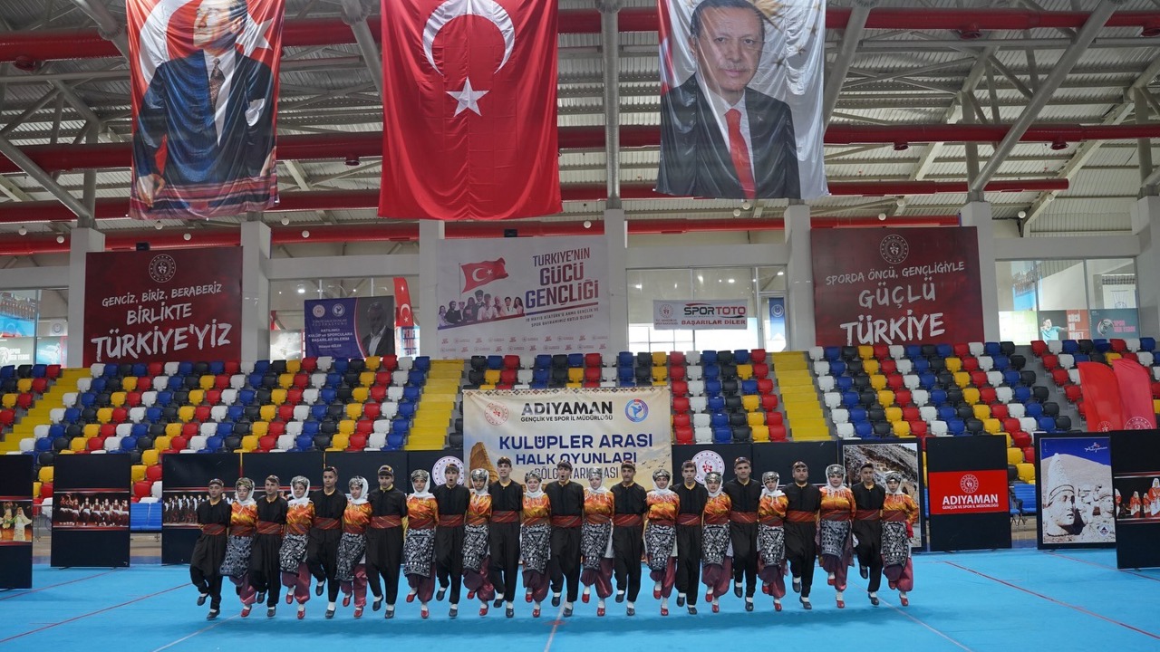 600 Sporcu Halk Oyunları İçin Adıyaman’da Buluştu