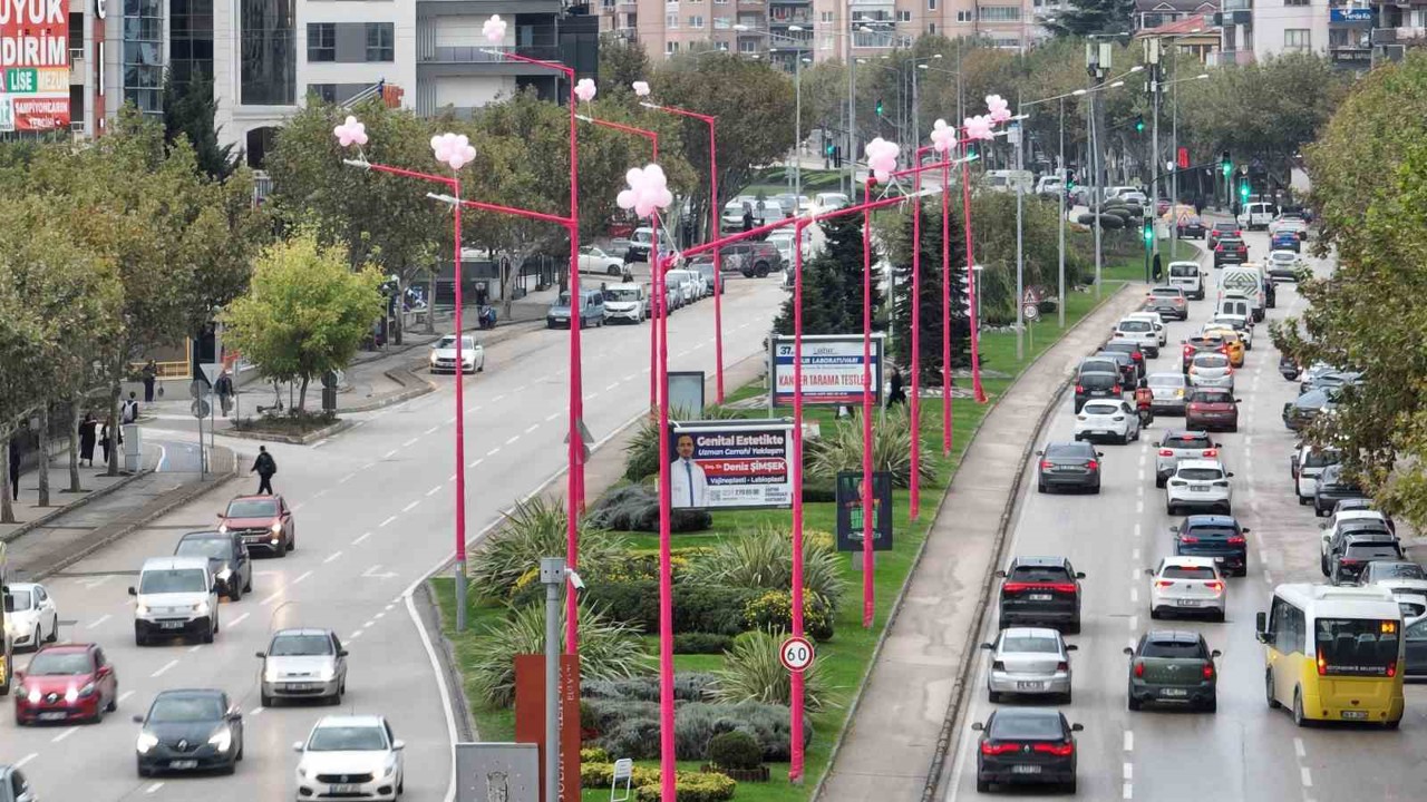 Erken teşhis için sokak lambaları pembe yanıyor
