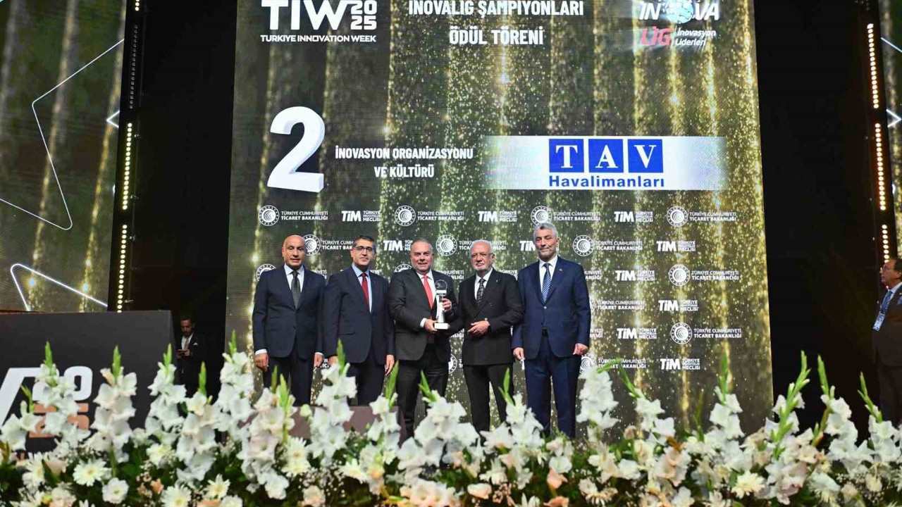 TAV Havalimanları, İnovaLİG’de ödüle layık görüldü
