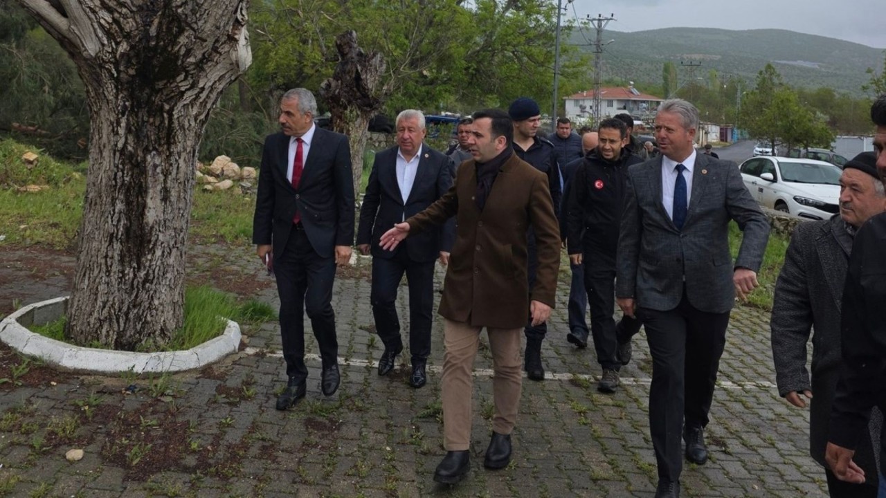 Adıyaman'da  Fırtına Sonrası Hasar Tespit Çalışmaları Sürüyor