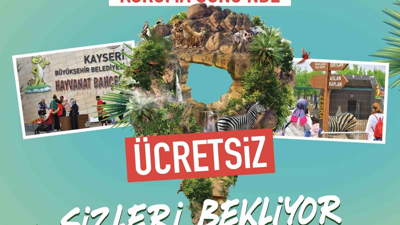 Başkan Büyükkılıç’tan anlamlı jest: Hayvanat bahçesi ücretsiz
