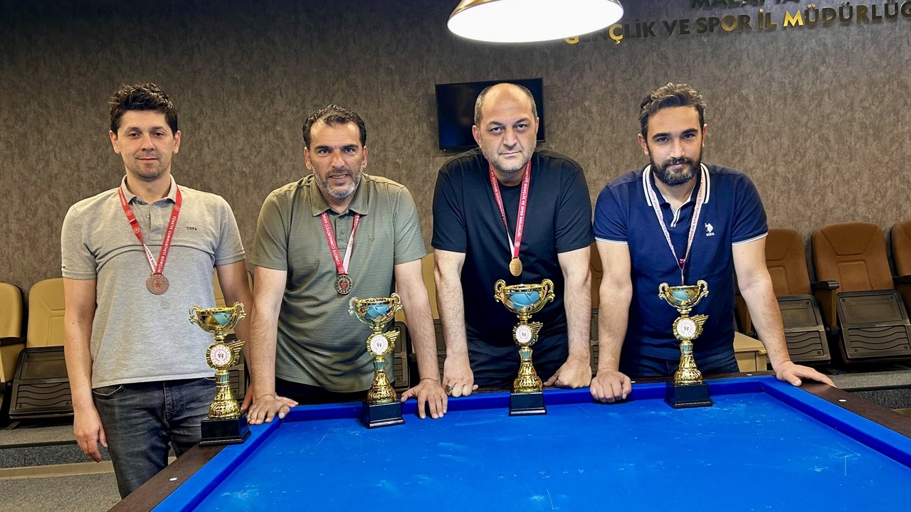 Malatya’da Artistik Bilardo Heyecanı Tamamlandı