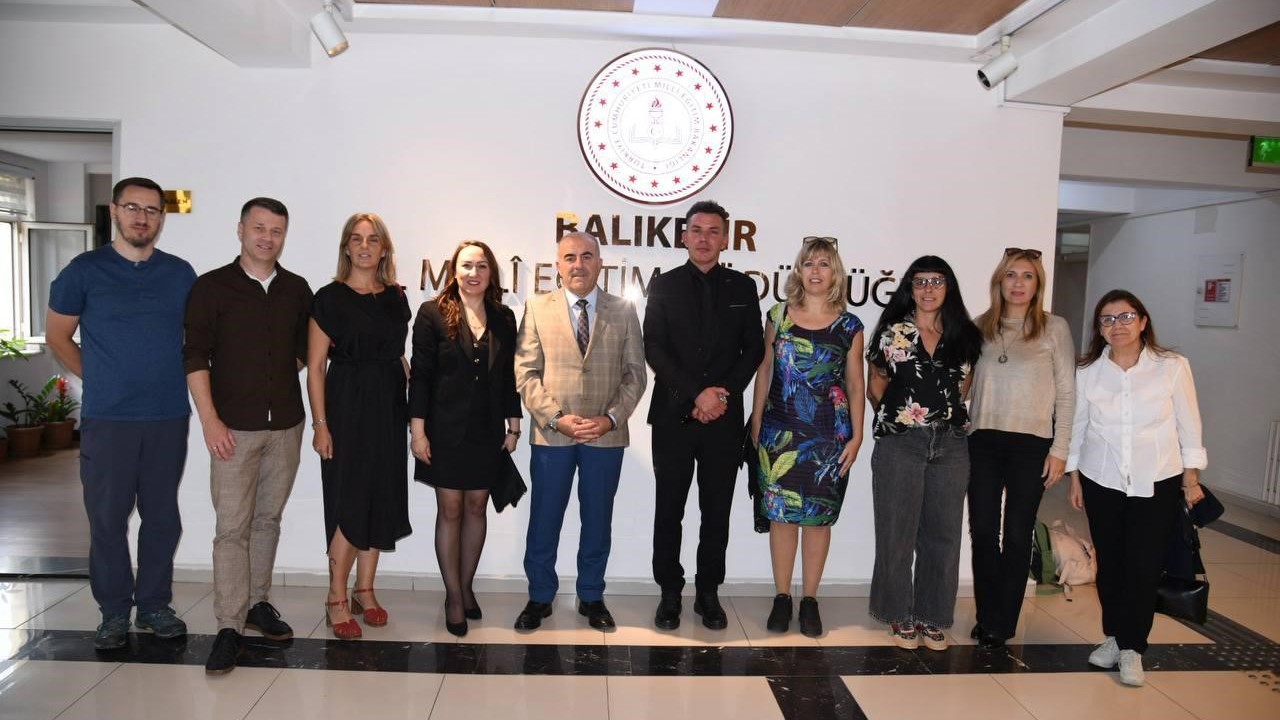 Polonya, İtalya ve Portekiz’den eğitimciler Balıkesir’de
