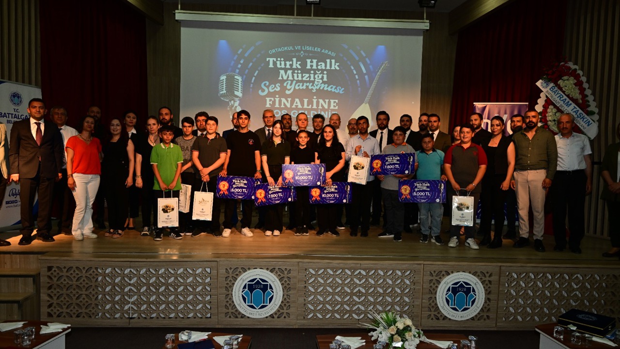 Battalgazi’de Türk Halk Müziği Yarışması’nın Kazananları Belli Oldu
