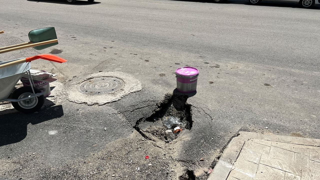 Yüklenici Firma Tarafından Yapılan Yolda Çökme: Tevfik Temelli Caddesi’nde Tepkiler Yükseliyor