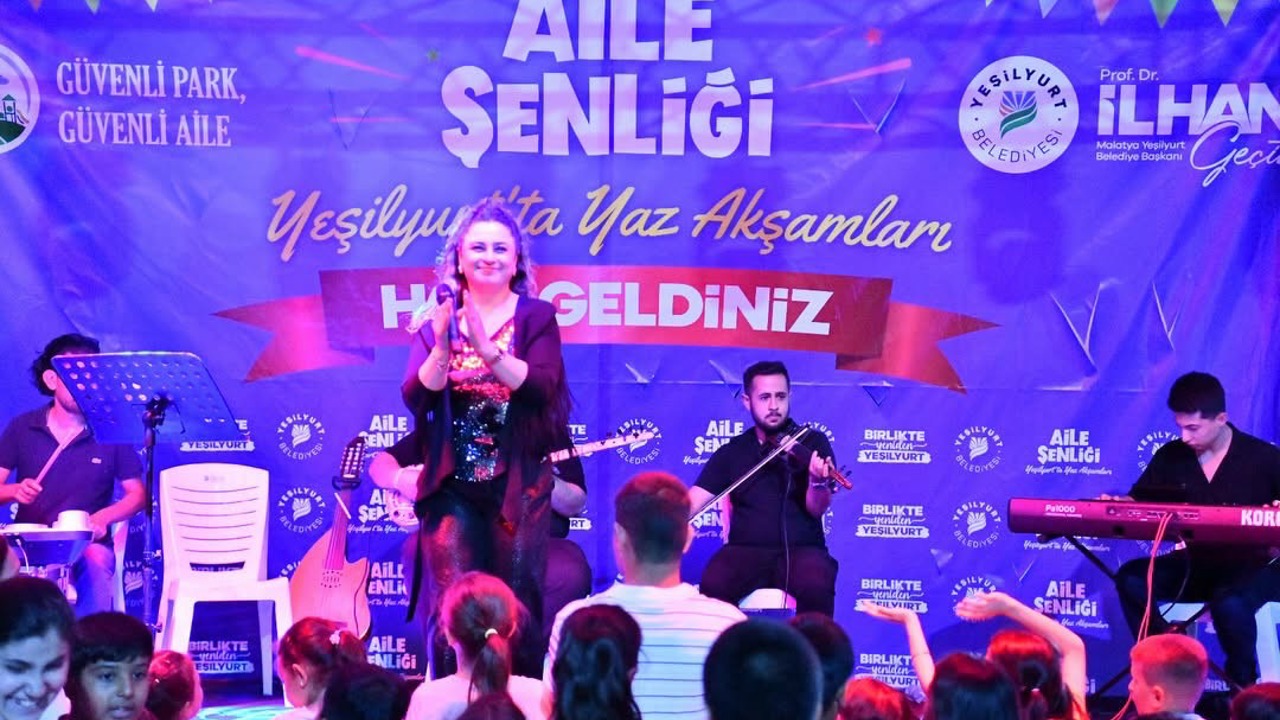 Yeşilyurt’ta Yaz Akşamları Aile Şenliğiyle Başladı