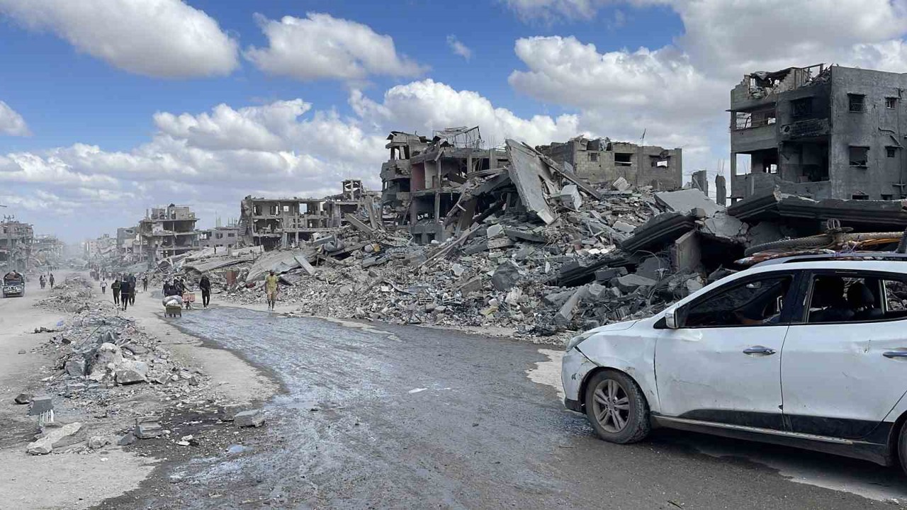 İsrail’in Gazze Şehri’nden çekilmesiyle büyük yıkım gün yüzüne çıktı
