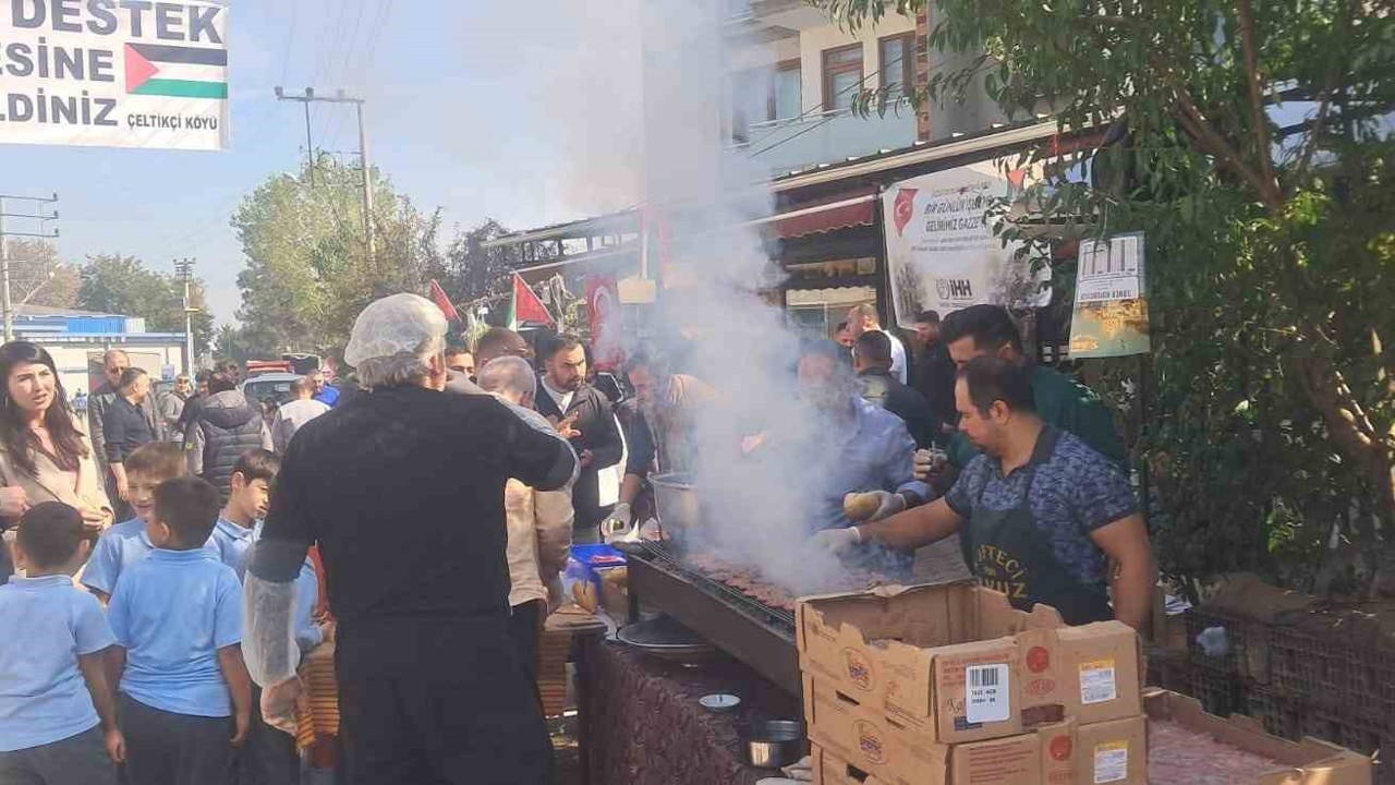 Bursa’nın Çeltik Mahallesinden Gazze’ye destek
