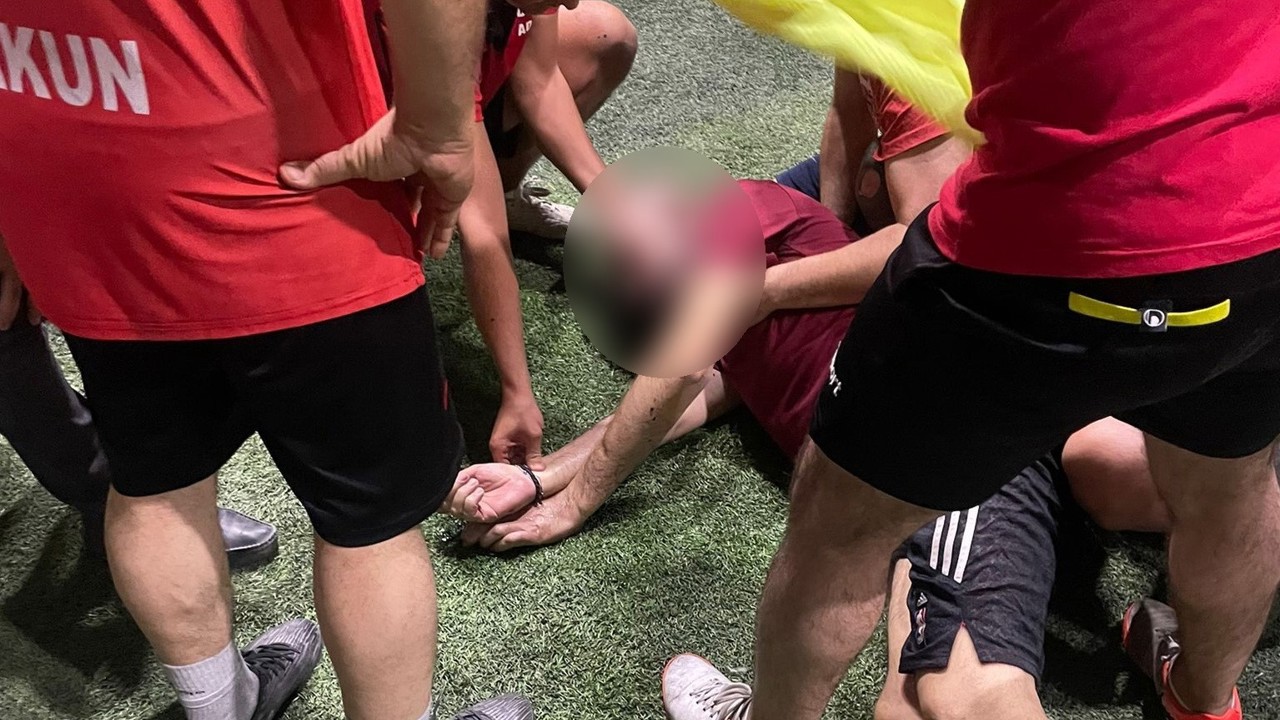 Halı saha maçı ölümle bitti
