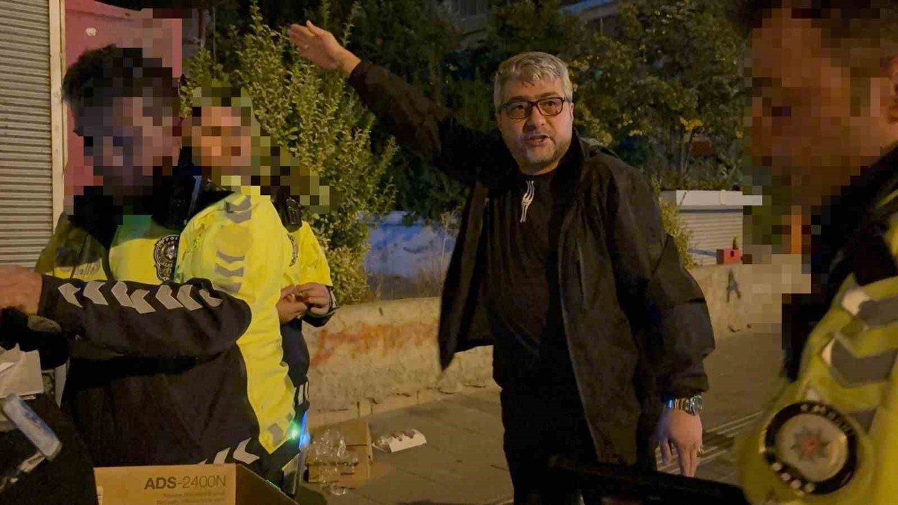 Alkol içip trafiğe çıkan şoför, polisi suçladı: "Ekmeğimi sen mi vereceksin"
