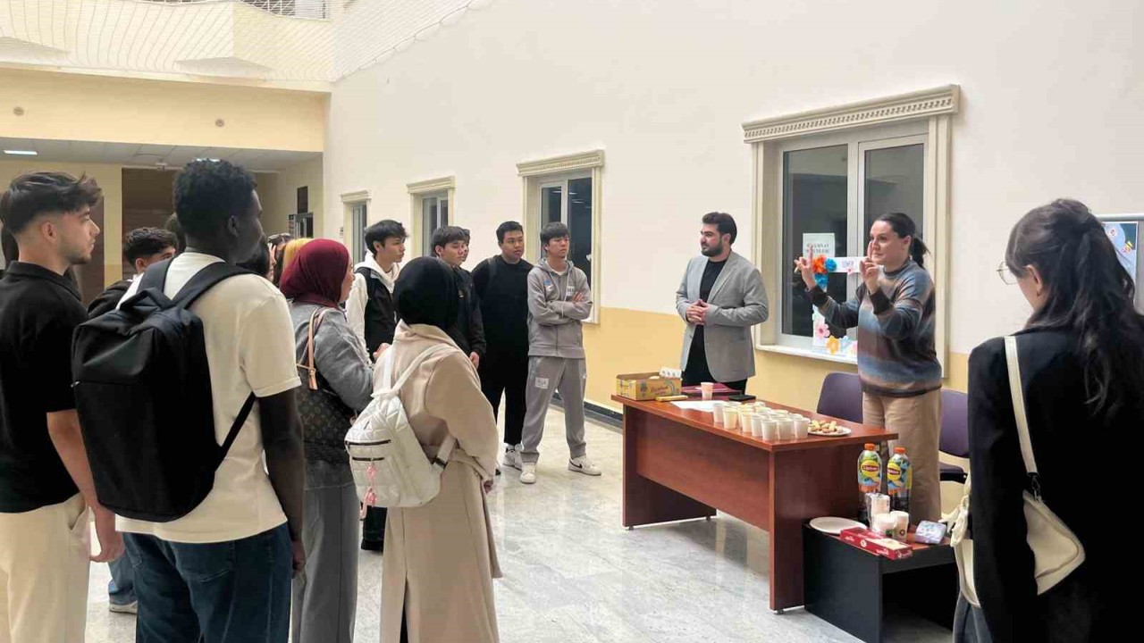 BŞEÜ’de uluslararası öğrenciler TÖMER oryantasyonunda buluştu
