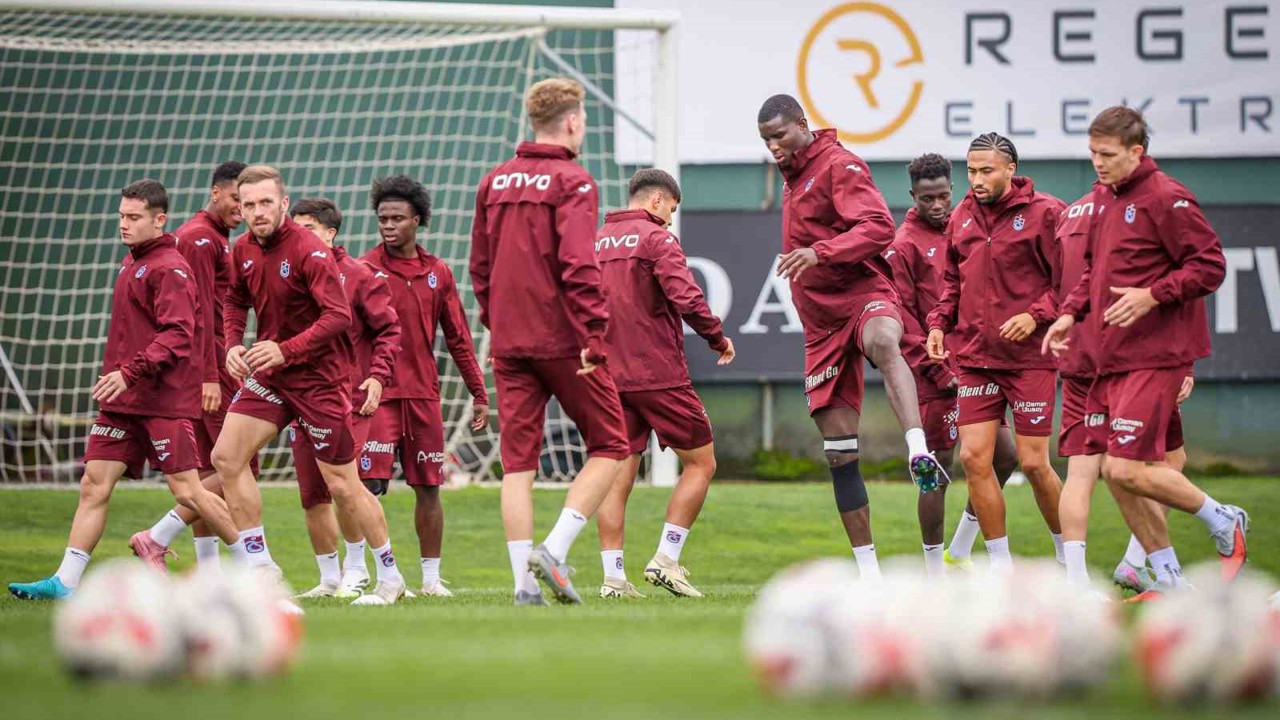 Trabzonspor Çaykur Rizespor maçı hazırlıklarını sürdürdü

