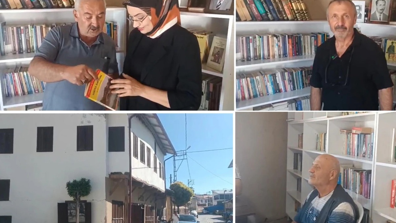 Tarihi Konak Okuma Salonuna Dönüştü