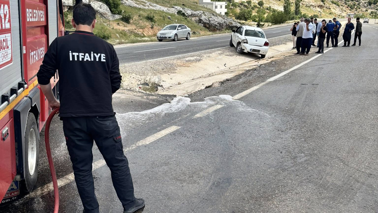 Adıyaman'da trafik kazası: 2 yaralı