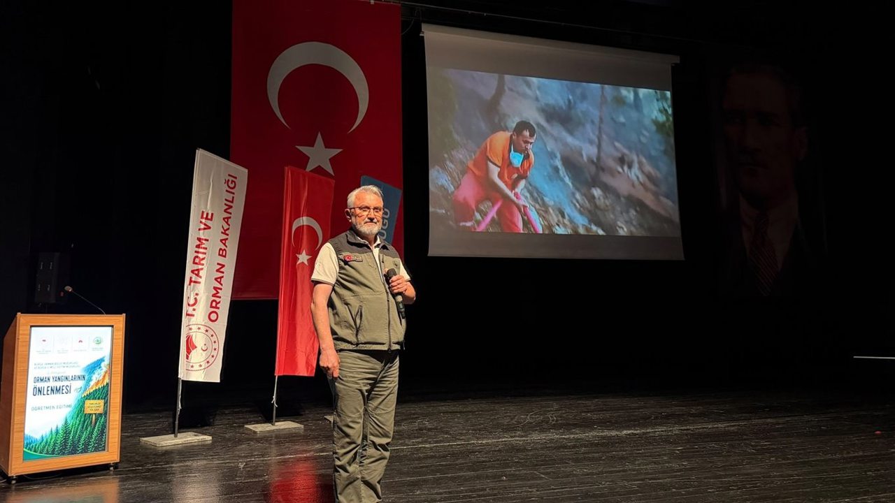 Bursa’da öğretmenlere orman yangınlarıyla mücadele eğitimi verildi