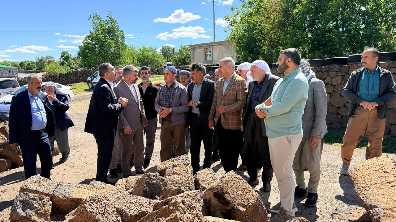 HÜDA PAR Milletvekili Dinç'ten Çınar'da maden tepkisi
