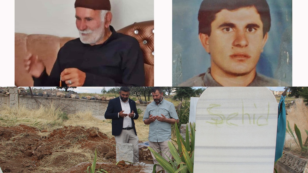 Seyyid Mustafa Bozkurt, şehid oğlunun yanına defnedildi