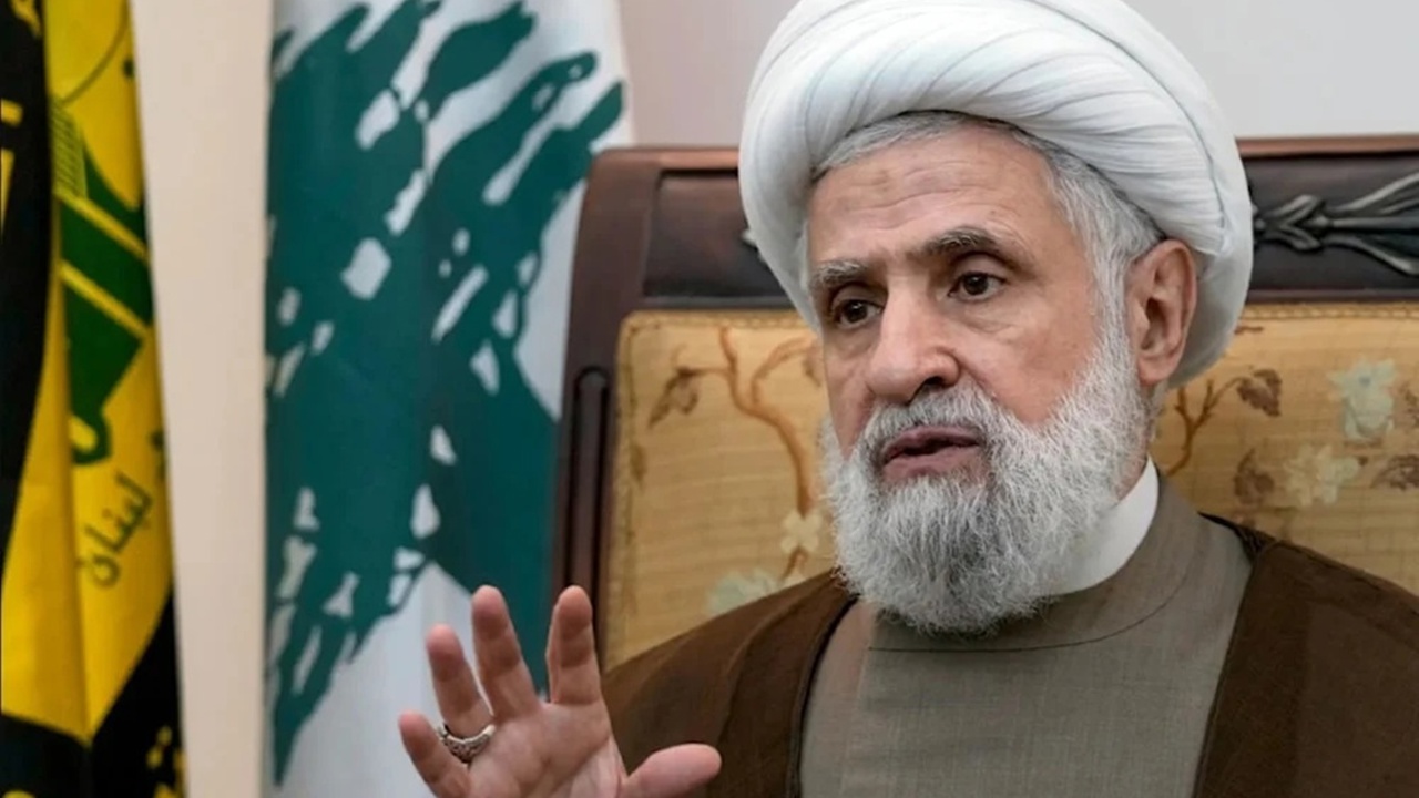 Hizbullah lideri Kasım: Saldırganlık devam ettiği sürece direniş de devam edecek