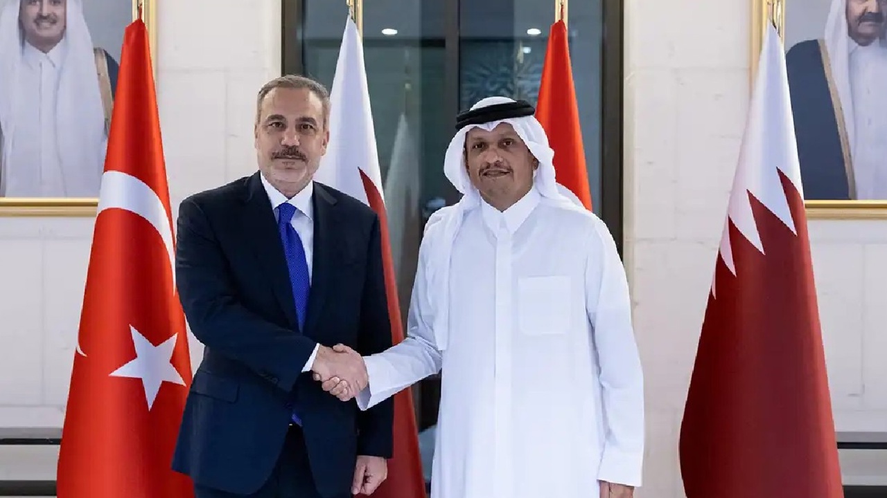 Bakan Fidan, Katar Başbakanı Al Sani ile görüştü