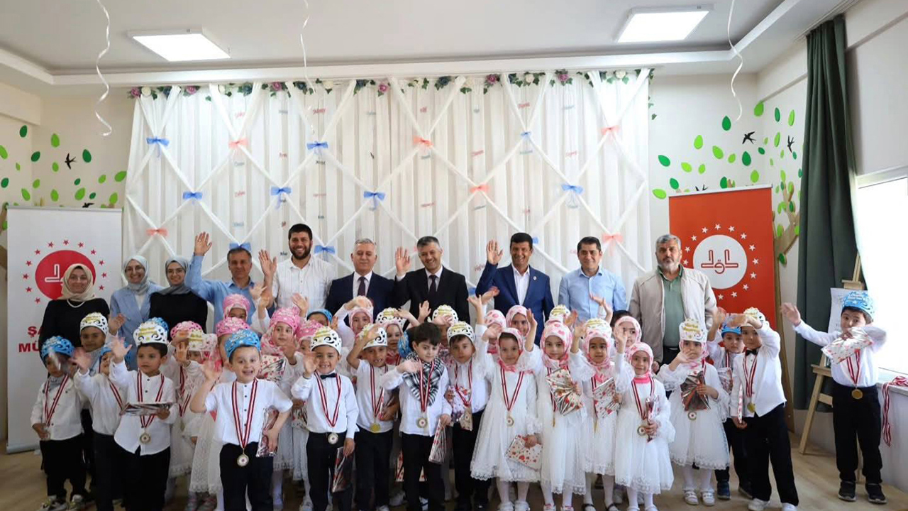 Gaziantep'te 4-6 yaş Kur’an kurslarında eğitim alan öğrenciler ödüllendirildi
