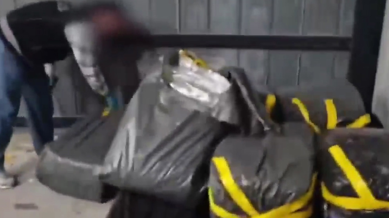 Arnavutköy'de 398 kilo skunk ele geçirildi