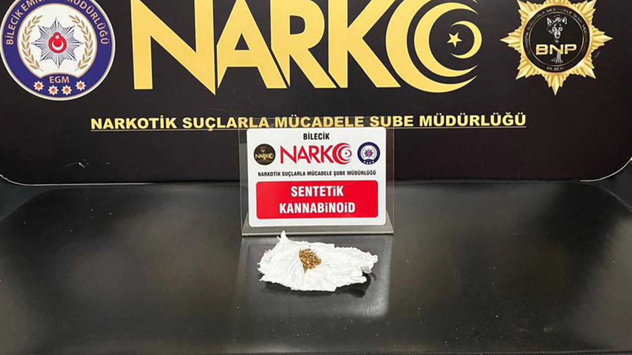 Bilecik'te uyuşturucu operasyonu: Bir şüpheli yakalandı