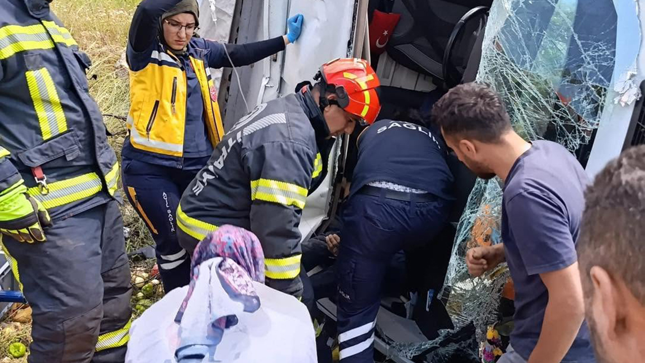 Denizli'de trafik kazası: 1 yaralı
