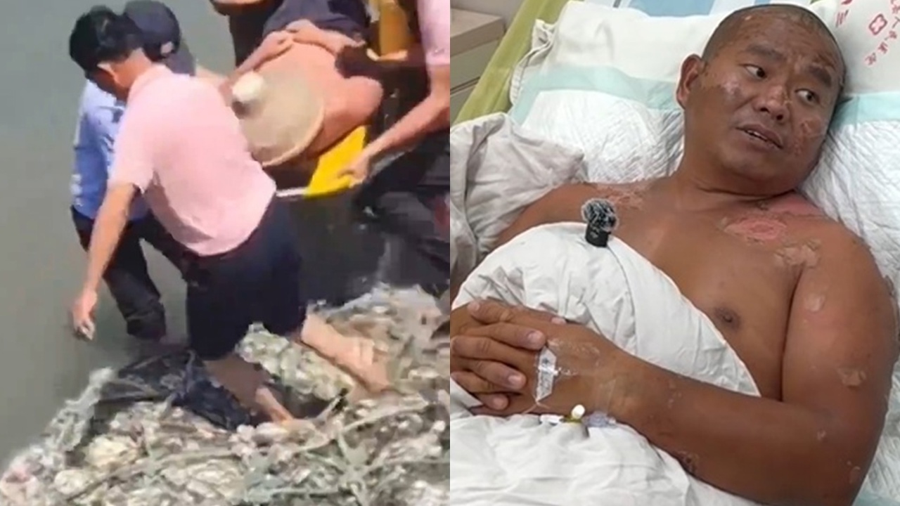 Çin'de bir adam 7 gün boyunca denizde sürüklendi ama hayatta kaldı