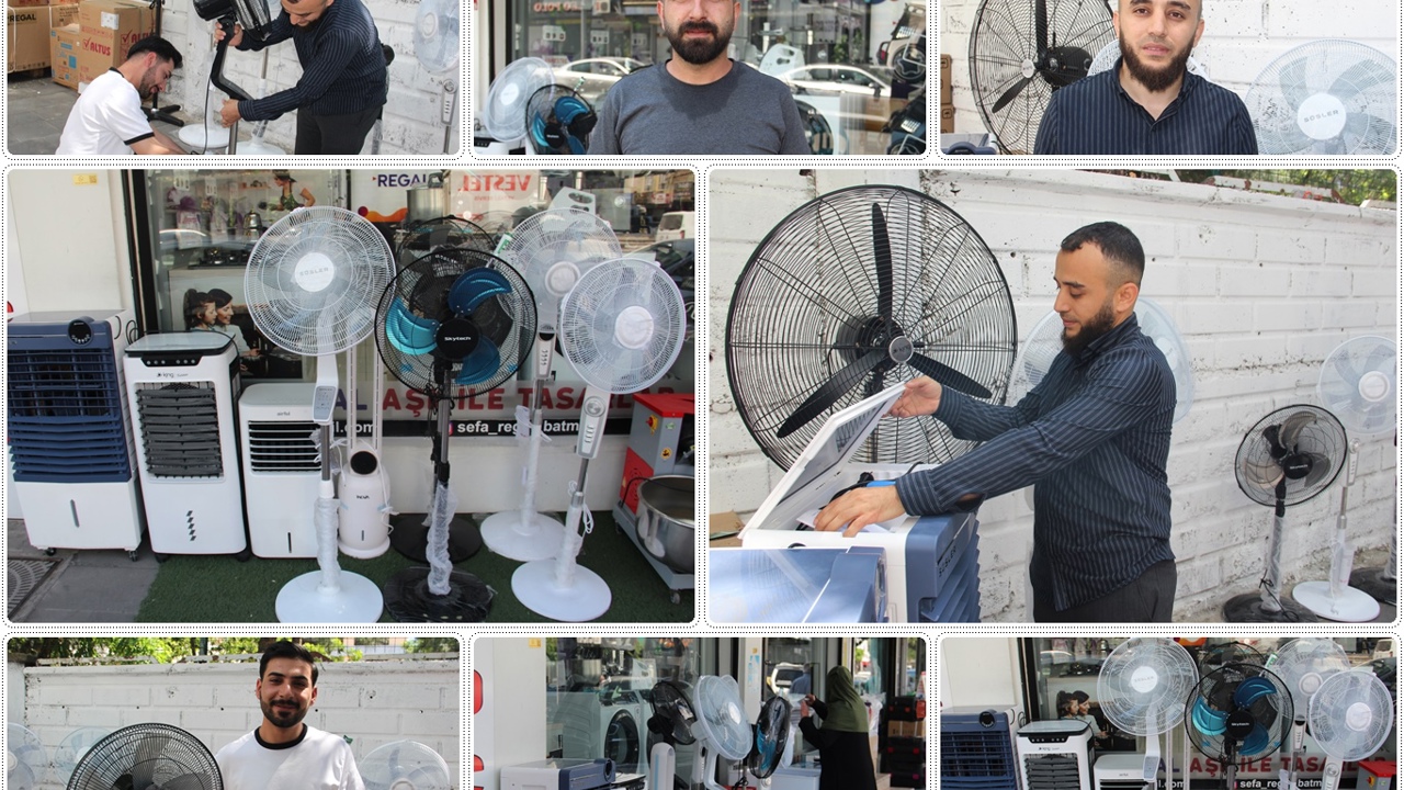 Sıcaklar artınca vantilatör ve sulu klimaya talep yükseldi
