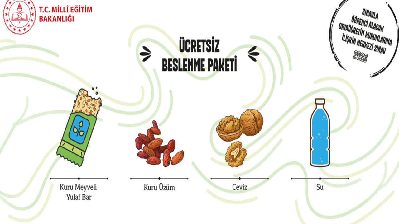 LGS’de 924 binden fazla öğrenciye beslenme paketi dağıtılacak