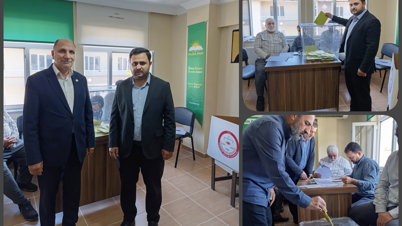 HÜDA PAR'ın Genç İlçe Kongresinde Yusuf Doğru güven tazeledi
