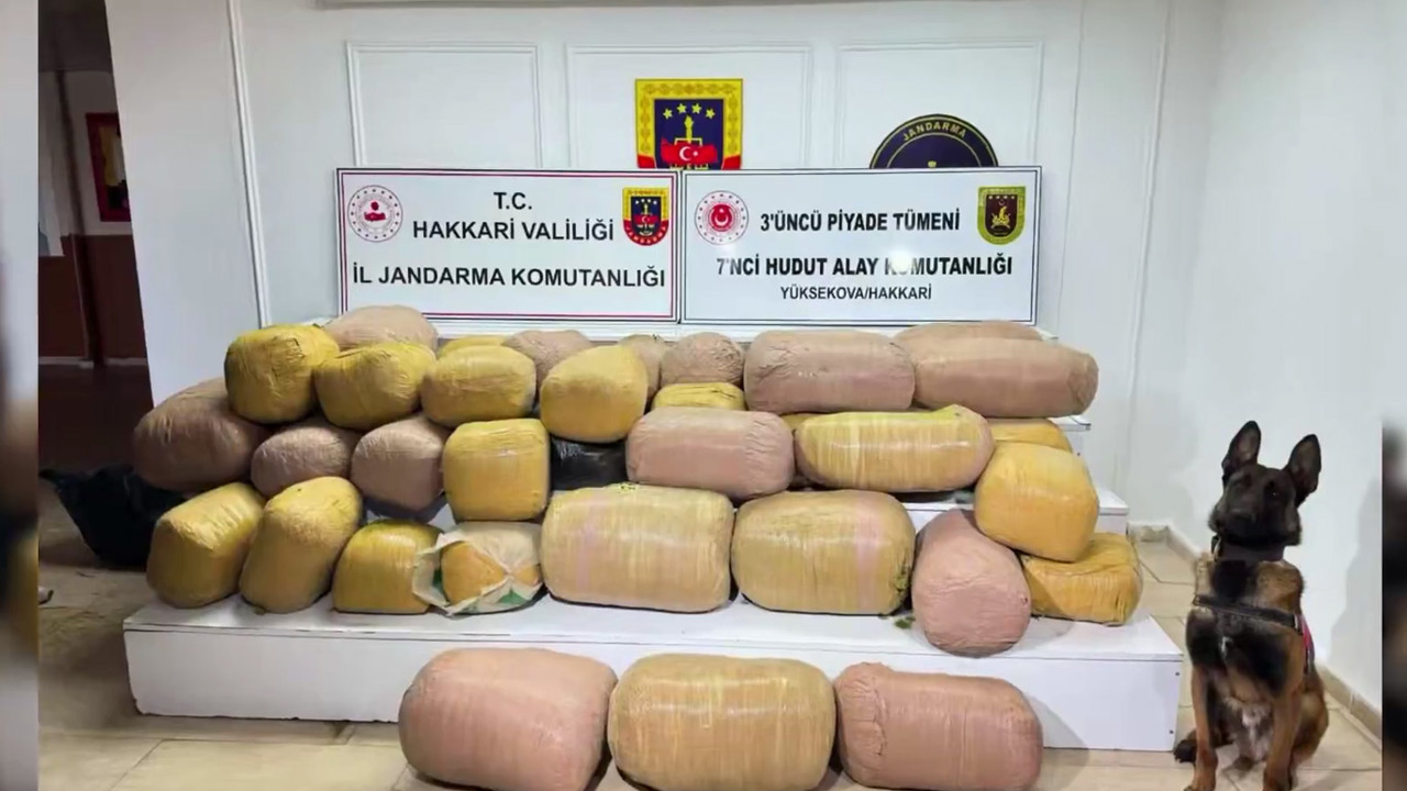 Hakkari'de 626 kilogram uyuşturucu ele geçirildi: 4 şüpheli tutuklandı