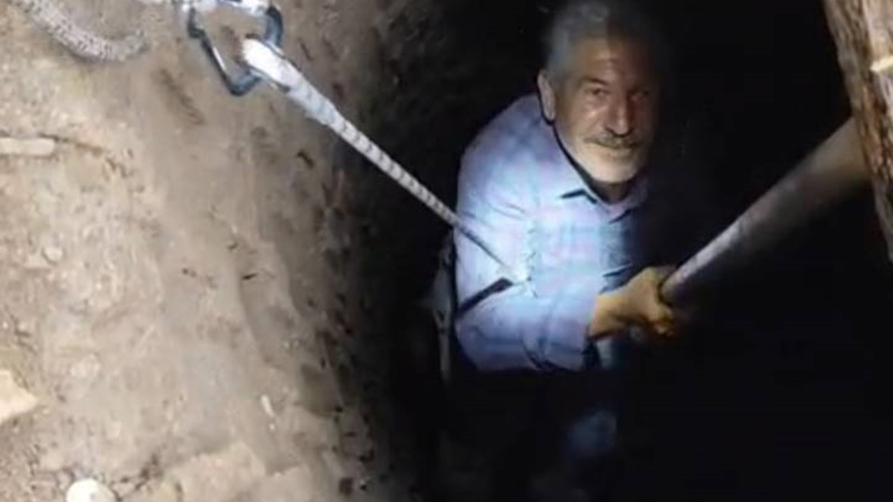 Batman'da su kuyusuna düşen vatandaş kurtarıldı