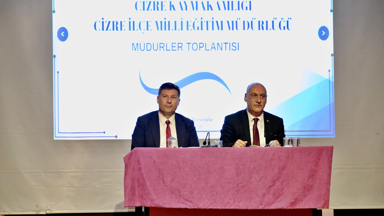Cizre'de eğitim yıl sonu değerlendirme toplantısı gerçekleştirildi
