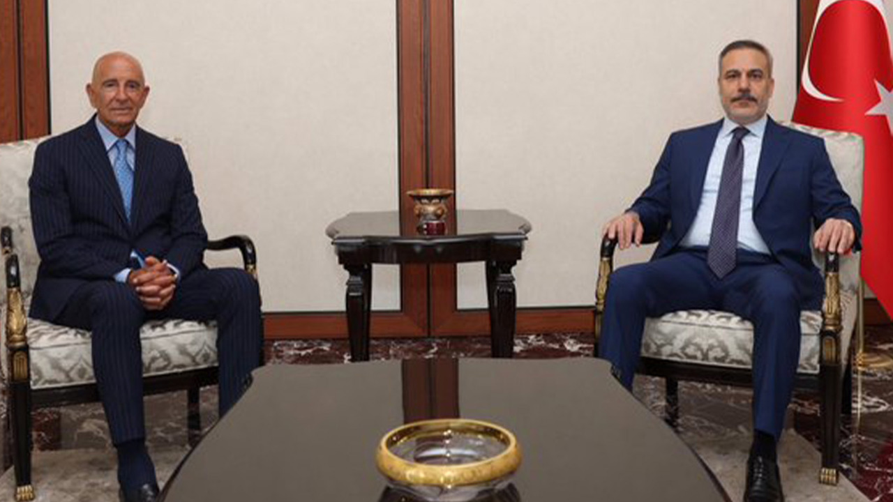 Dışişleri Bakanı Hakan Fidan, ABD’li Büyükelçi Tom Barrack’ı kabul etti