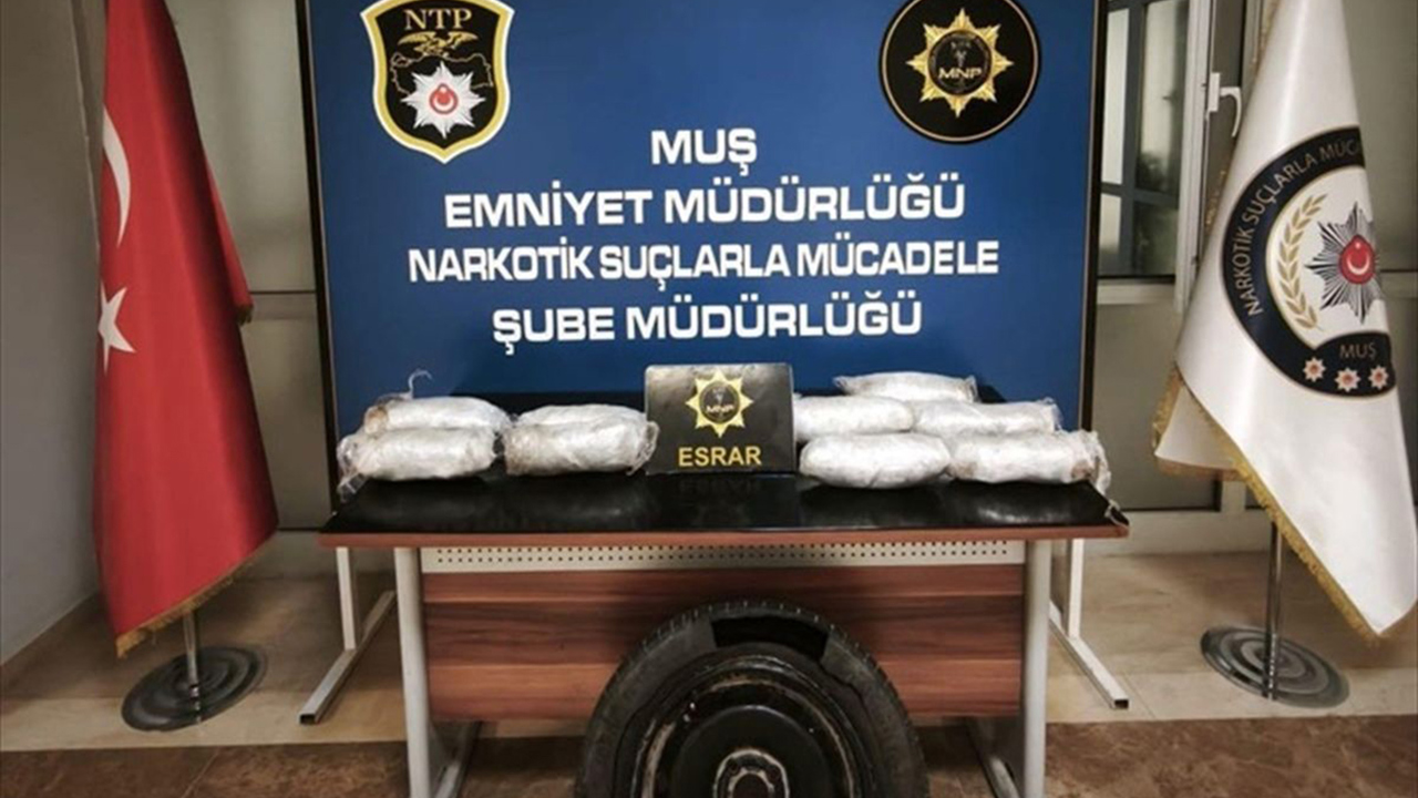 Muş'ta uyuşturucu operasyonu: 3 gözaltı