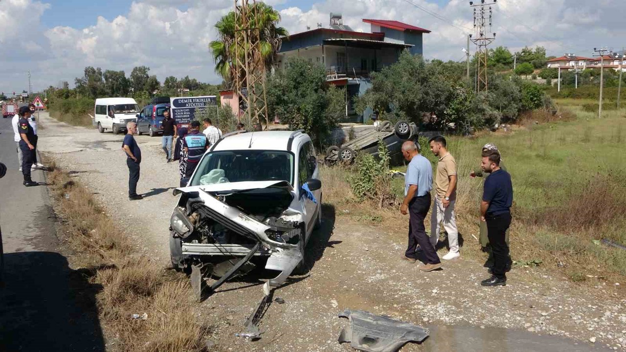 İki kuzenin kullandığı araçlar çarpıştı: 1 yaralı
