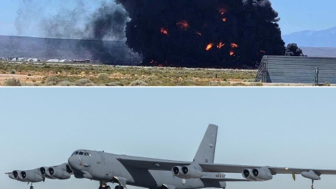 ABD'ye ait B-52 bombardıman uçağı düştü